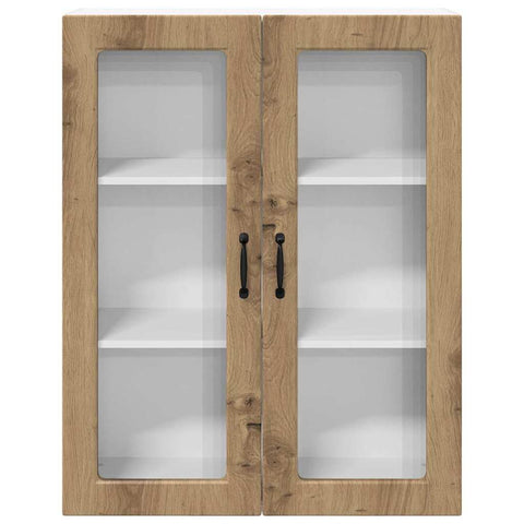 vidaXL Kitchen Wall Cabinet with Shelf Artisan Oak 80 x 31 x 100 cm