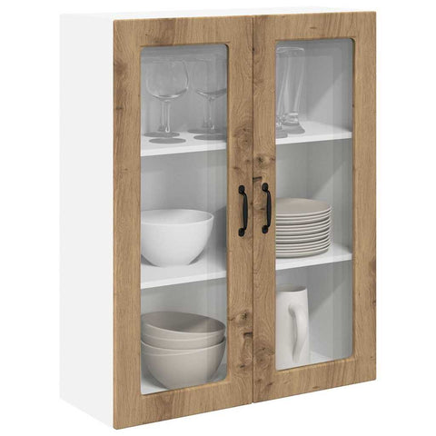 vidaXL Kitchen Wall Cabinet with Shelf Artisan Oak 80 x 31 x 100 cm