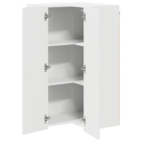 vidaXL Kitchen Wall Cabinet White 57 x 57 x 100 cm Engineered Wood