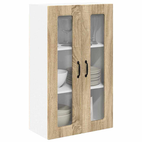 vidaXL Kitchen Wall Cabinet with Shelf Sonoma Oak 60 x 31 x 100 cm