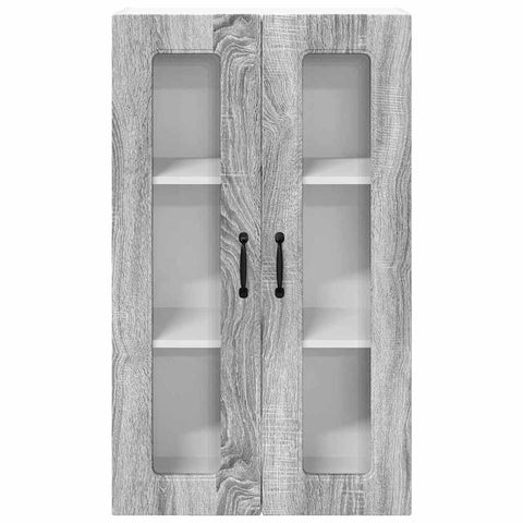 vidaXL Kitchen Wall Cabinet with Shelf Grey Sonoma 60 x 31 x 100 cm