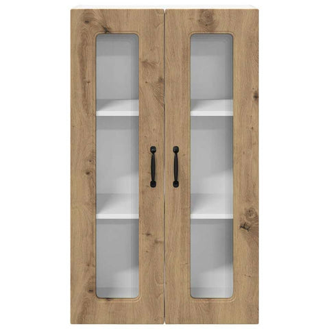 vidaXL Kitchen Wall Cabinet with Shelf Artisan Oak 60 x 31 x 100 cm