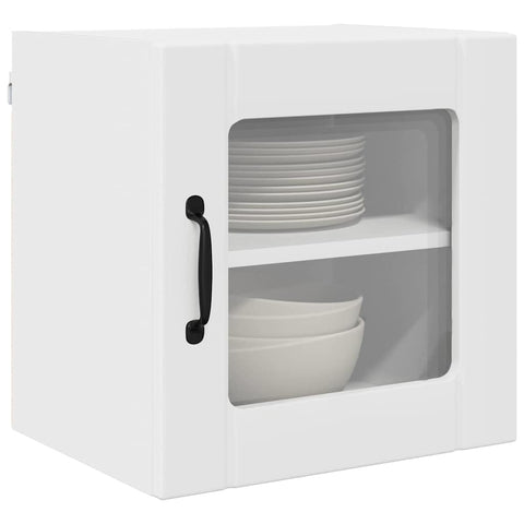 vidaXL Kitchen Wall Cabinet with Shelf 2 pcs White 40 x 31 x 40 cm
