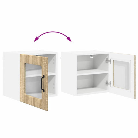 vidaXL Kitchen Wall Cabinet Sonoma Oak 40 x 31 x 40 cm Engineered Wood
