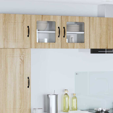 vidaXL Kitchen Wall Cabinet 2 pcs Sonoma Oak 40 x 31 x 40 cm
