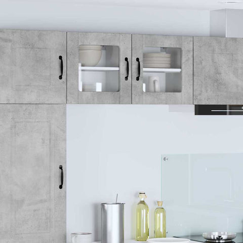 vidaXL Kitchen Cabinet Concrete Grey 40 x 31 x 40 cm Engineered Wood