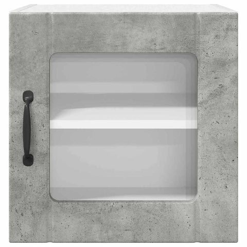 vidaXL Kitchen Wall Cabinet 2 pcs Concrete Grey 40 x 31 x 40 cm