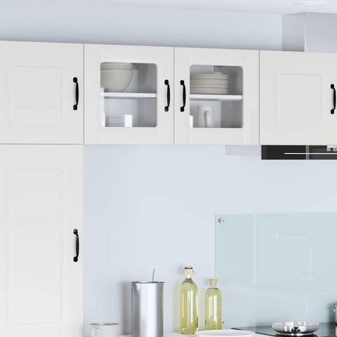 vidaXL Kitchen Cabinet with Shelf High Gloss White 40 x 31 x 40 cm