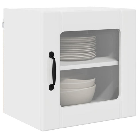 vidaXL Kitchen Cabinet with Shelf High Gloss White 40 x 31 x 40 cm