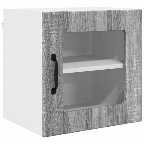 vidaXL Kitchen Wall Cabinet with Shelf Grey Sonoma 40 x 31 x 40 cm