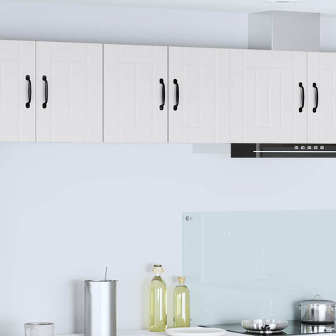 vidaXL Kitchen Wall Cabinet with Shelf 2 pcs White 30 x 31 x 40 cm