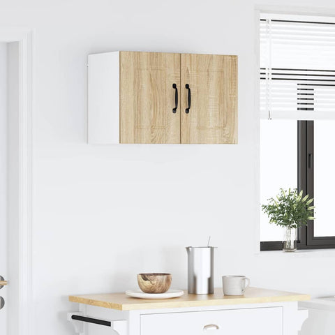 vidaXL Kitchen Wall Cabinet 2 pcs Sonoma Oak 30 x 31 x 40 cm