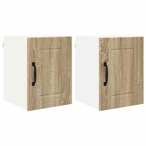 vidaXL Kitchen Wall Cabinet 2 pcs Sonoma Oak 30 x 31 x 40 cm