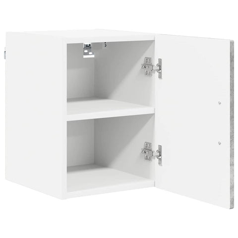 vidaXL Kitchen Wall Cabinet with Shelf Concrete Grey 30 x 31 x 40 cm