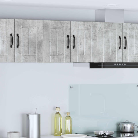 vidaXL Kitchen Cabinet 2 pcs Concrete Grey 30 x 31 x 40 cm