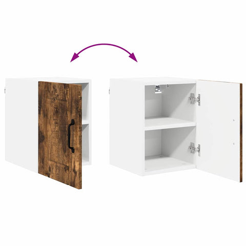 vidaXL Kitchen Wall Cabinet Smoked Oak 30 x 31 x 40 cm Engineered Wood