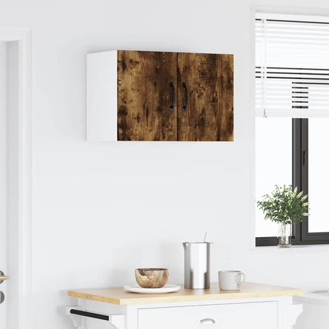 vidaXL Kitchen Wall Cabinet 2 pcs Smoked Oak 30 x 31 x 40 cm