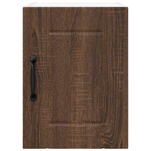 vidaXL Kitchen Wall Cabinet with Shelf 2 pcs Brown Oak 30 x 31 x 40 cm