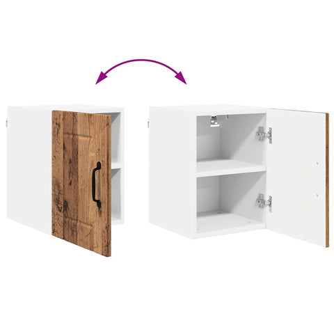 vidaXL Kitchen Wall Cabinet Old Wood 30 x 31 x 40 cm Engineered Wood
