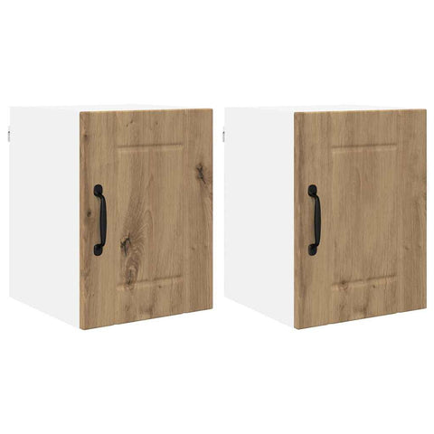 vidaXL Kitchen Wall Cabinet 2 pcs Artisan Oak 30 x 31 x 40 cm