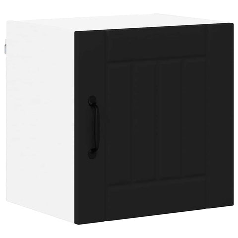 vidaXL Kitchen Wall Cabinet Black 40 x 31 x 40 cm Engineered Wood