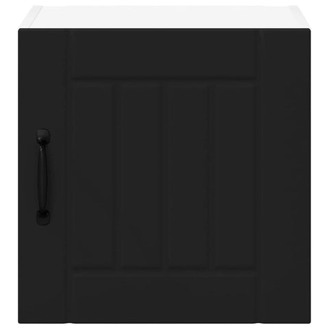vidaXL Kitchen Wall Cabinet with Shelf 2 pcs Black 40 x 31 x 40 cm