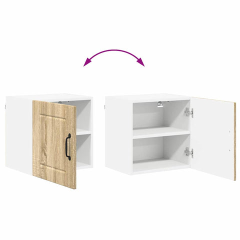 vidaXL Kitchen Wall Cabinet Sonoma Oak 40 x 31 x 40 cm Engineered Wood