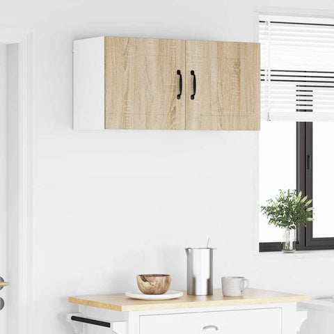 vidaXL Kitchen Wall Cabinet 2 pcs Sonoma Oak 40 x 31 x 40 cm