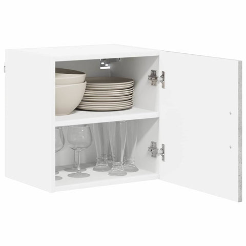 vidaXL Kitchen Wall Cabinet with Shelf Concrete Grey 40 x 31 x 40 cm