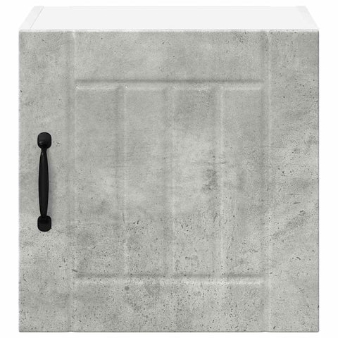 vidaXL Kitchen Cabinet with Shelf 2 pcs Concrete Grey 40 x 31 x 40 cm
