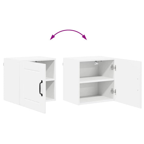 vidaXL Kitchen Wall Cabinet High Gloss White 40 x 31 x 40 cm