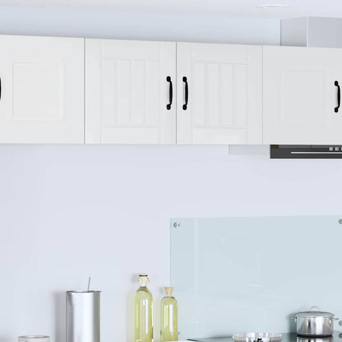 vidaXL Kitchen Wall Cabinet 2 pcs High Gloss White 40 x 31 x 40 cm