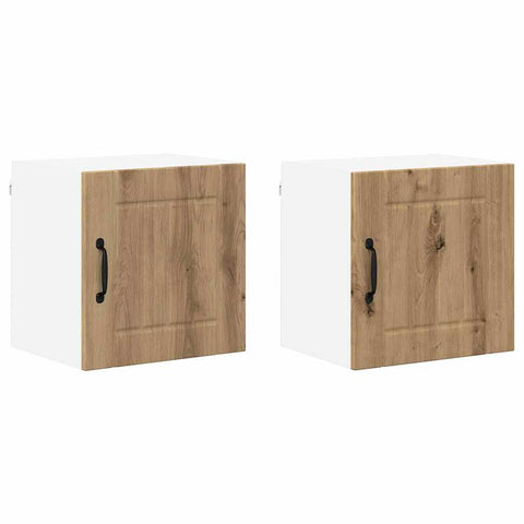 vidaXL Kitchen Wall Cabinet 2 pcs Artisan Oak 40 x 31 x 40 cm