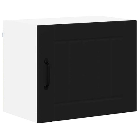 vidaXL Kitchen Wall Cabinet with Shelf 2 pcs Black 50 x 31 x 40 cm