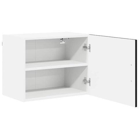 vidaXL Kitchen Wall Cabinet with Shelf 2 pcs Black 50 x 31 x 40 cm