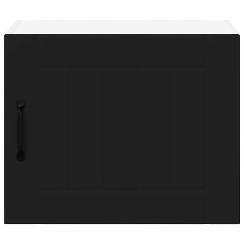 vidaXL Kitchen Wall Cabinet with Shelf 2 pcs Black 50 x 31 x 40 cm