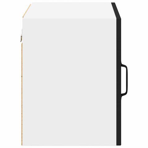 vidaXL Kitchen Wall Cabinet with Shelf 2 pcs Black 50 x 31 x 40 cm