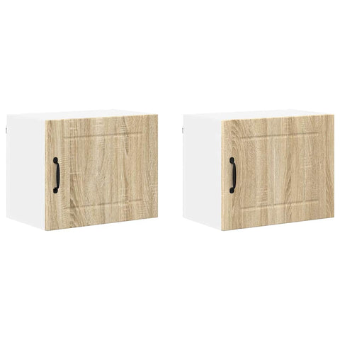vidaXL Kitchen Wall Cabinet 2 pcs Sonoma Oak 50 x 31 x 40 cm
