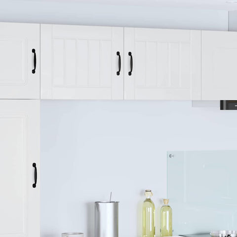 vidaXL Kitchen Wall Cabinet 2 pcs High Gloss White 50 x 31 x 40 cm
