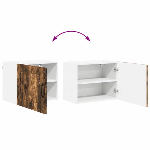 vidaXL Kitchen Cabinet Smoked Oak 50 x 31 x 40 cm Engineered Wood