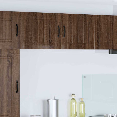 vidaXL Kitchen Wall Cabinet with Shelf 2 pcs Brown Oak 50 x 31 x 40 cm