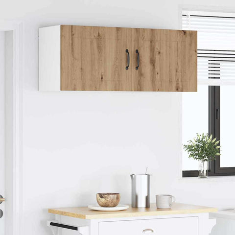 vidaXL Kitchen Wall Cabinet 2 pcs Artisan Oak 50 x 31 x 40 cm