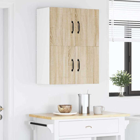 vidaXL Kitchen Wall Cabinet Sonoma oak 60 x 31 x 40 cm Engineered Wood