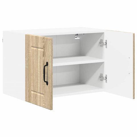 vidaXL Kitchen Wall Cabinet with Door 2 pcs Sonoma oak 60 x 31 x 40 cm