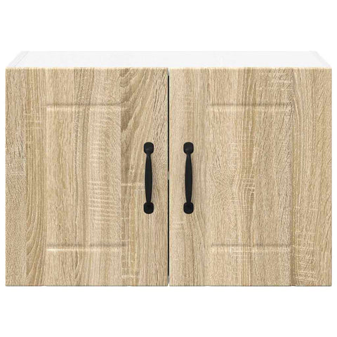 vidaXL Kitchen Wall Cabinet with Door 2 pcs Sonoma oak 60 x 31 x 40 cm