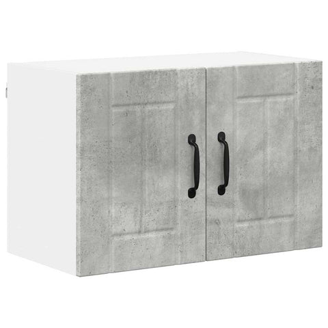 vidaXL Kitchen Wall Cabinet with Shelf Concrete grey 60 x 31 x 40 cm