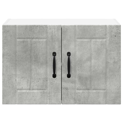 vidaXL Kitchen Wall Cabinet with Shelf Concrete grey 60 x 31 x 40 cm