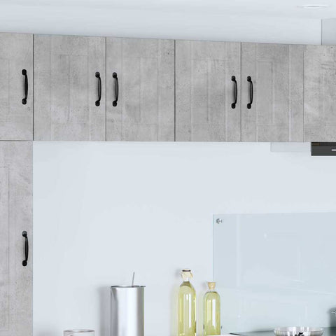 vidaXL Kitchen Wall Cabinet 2 pcs Concrete grey 60 x 31 x 40 cm