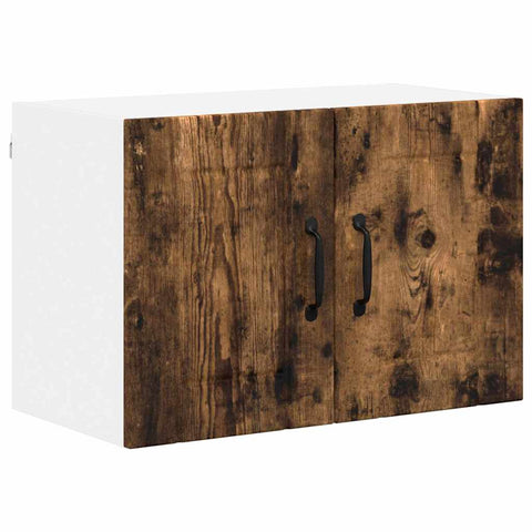 vidaXL Kitchen Wall Cabinet with Door 2 pcs Smoked oak 60 x 31 x 40 cm