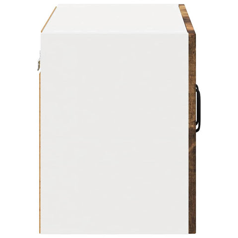 vidaXL Kitchen Wall Cabinet with Door 2 pcs Smoked oak 60 x 31 x 40 cm